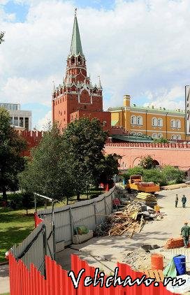 Реконструкция пункта пропуска в Кремль через Кутафью башню